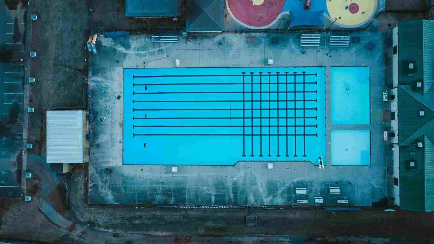 Swimming Pool Birdseye view