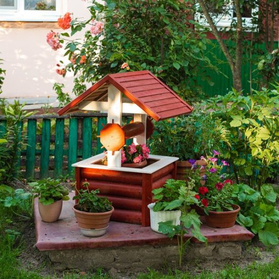 small landscape garden backyard