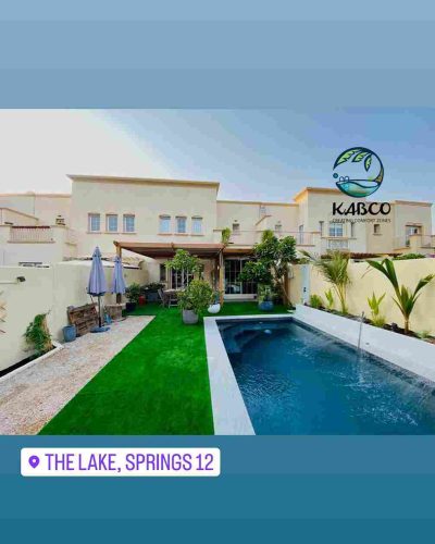 Modern villa pool design